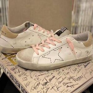 Golden Goode inspired Superstar Sneakers white with detail
